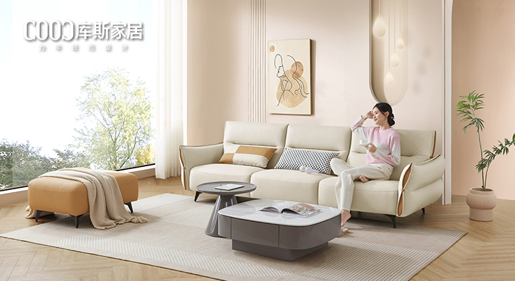 【新品上市丨KAB6220】暖调奶油沙发，塑造“微糖”客厅